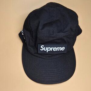 SUPREME MILITARY CAMP CAP SS22 / BLACK